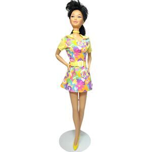 1989 Vintage Beach Blast Miko Wearing Hawaiian Fun Swimsuit+A Smart Little Dress